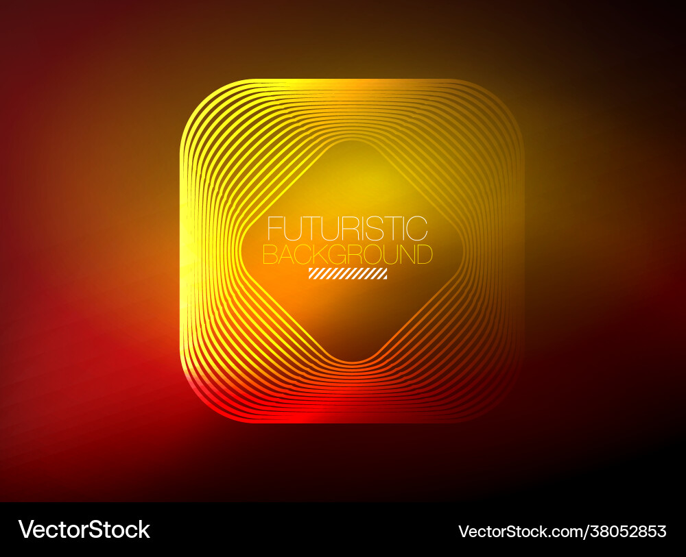 Neon color square shape lines abstract background Neon color square shape lines abstract background vector image