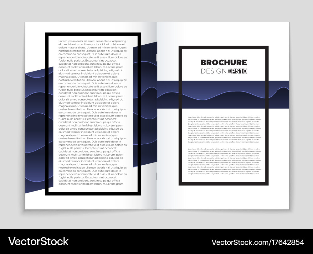 Abstract layout background set for art Vector Image