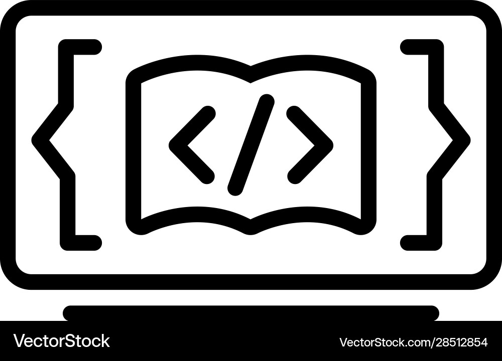 Code learning Vector Image