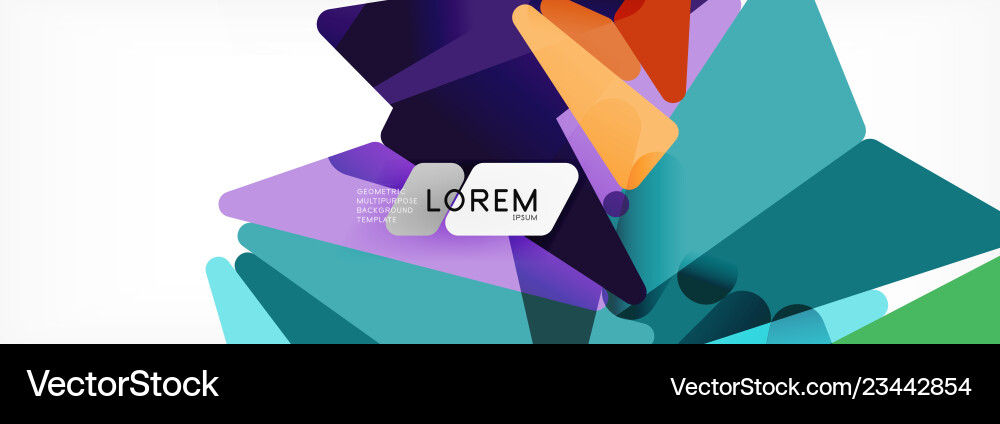 Mosaic triangular low poly style abstract Mosaic triangular low poly style abstract vector image