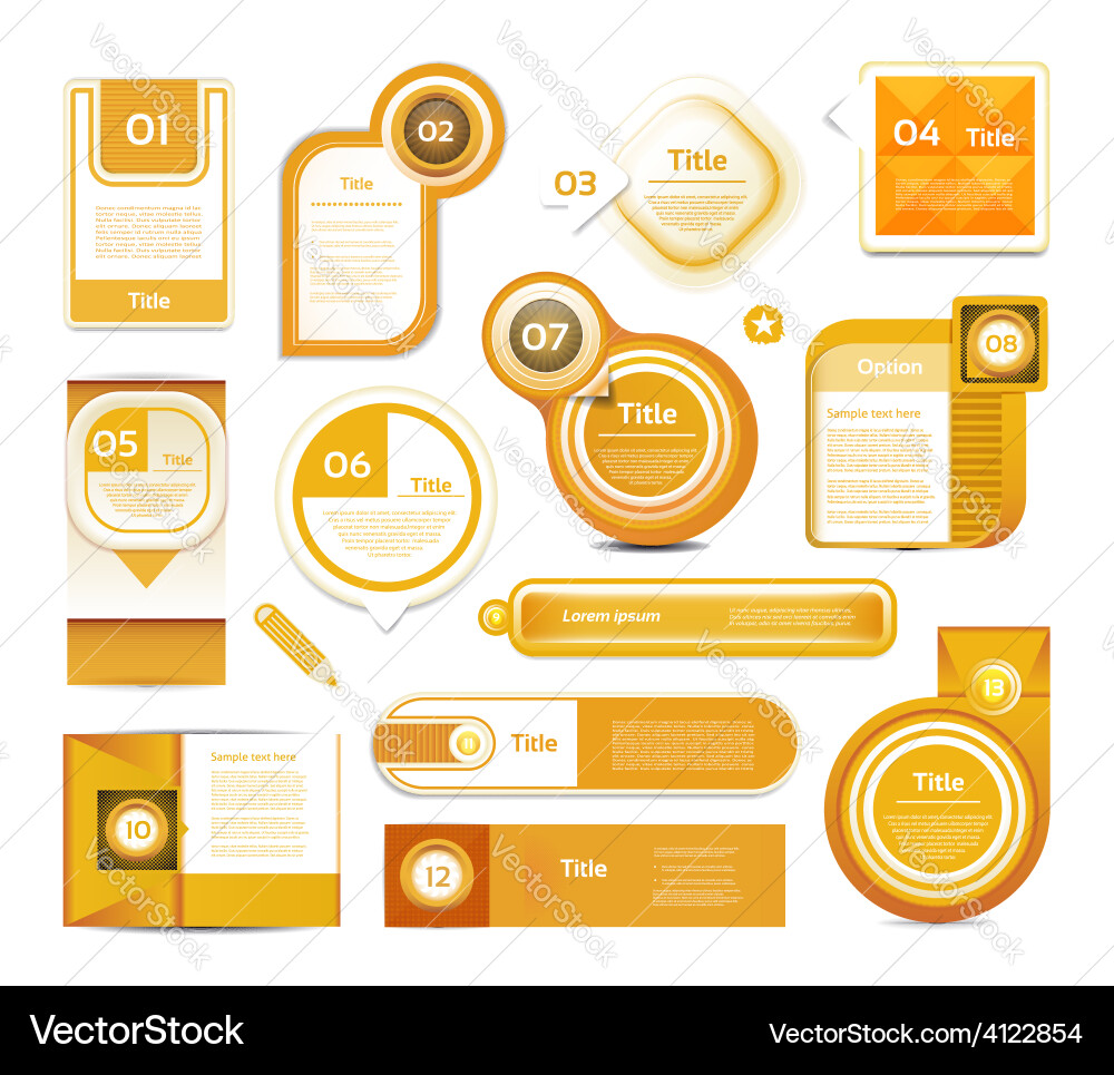 Progress background product choice or version eps Vector Image