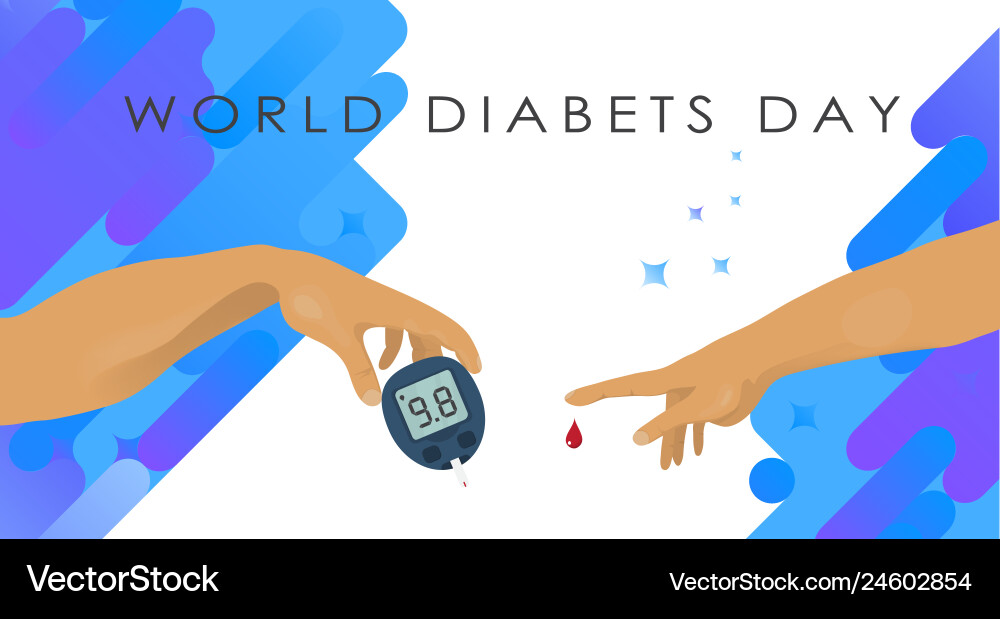 World diabetes day World diabetes day vector image