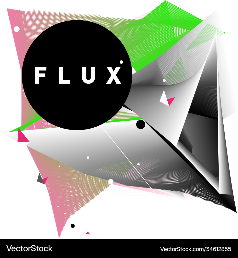 3d colorful wave background dynamic flux effect 3d colorful wave background dynamic flux effect Vector Image