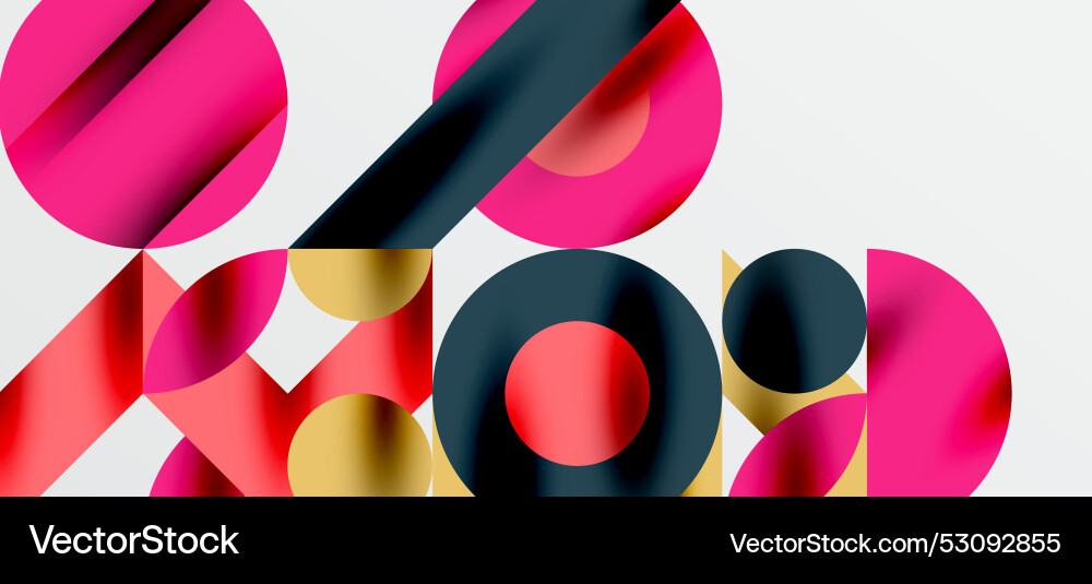 Geometric neo patterns abstract background Vector Image