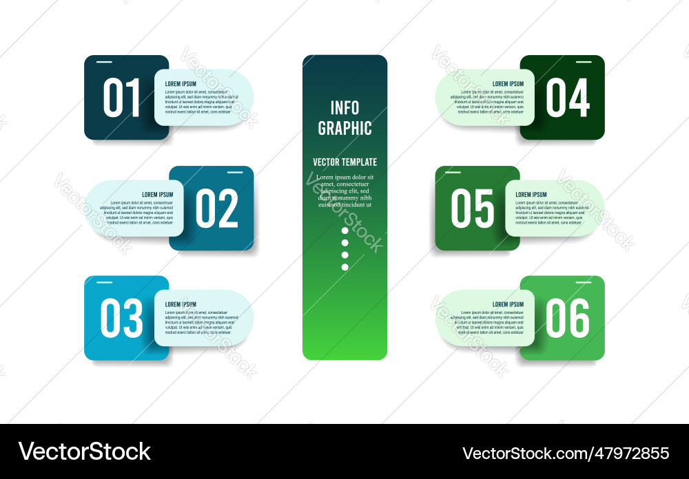 Gradient infographic element collection template Gradient infographic element collection template vector image