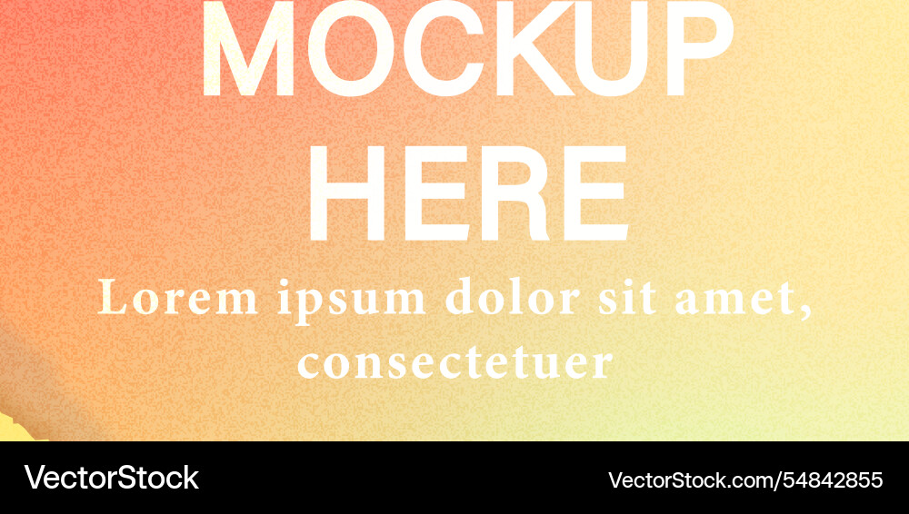 Gradient ripped paper mock-up design background vector image