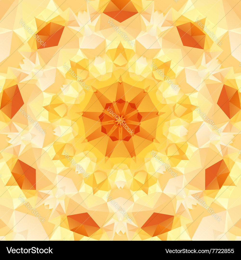 Multifaceted on an abstract pattern regular vector image