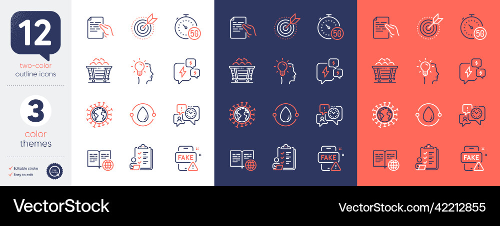 Set of checklist hold document and time Set of checklist hold document and time vector image