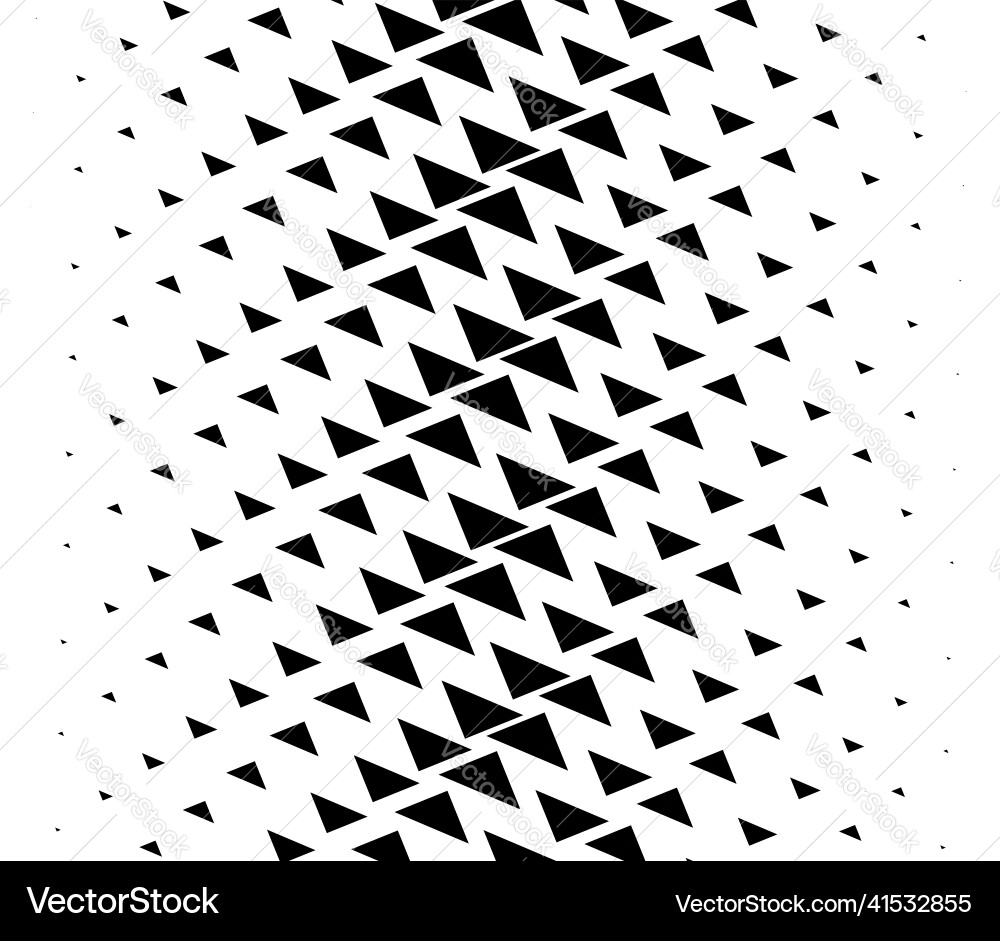 Triangle halftone texture pattern geometric Triangle halftone texture pattern geometric Vector Image