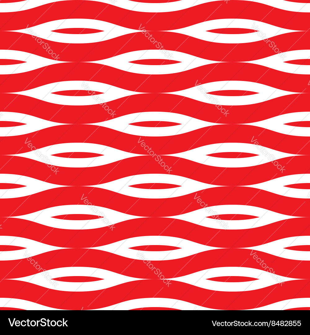 Wavy lines seamless pattern vector image