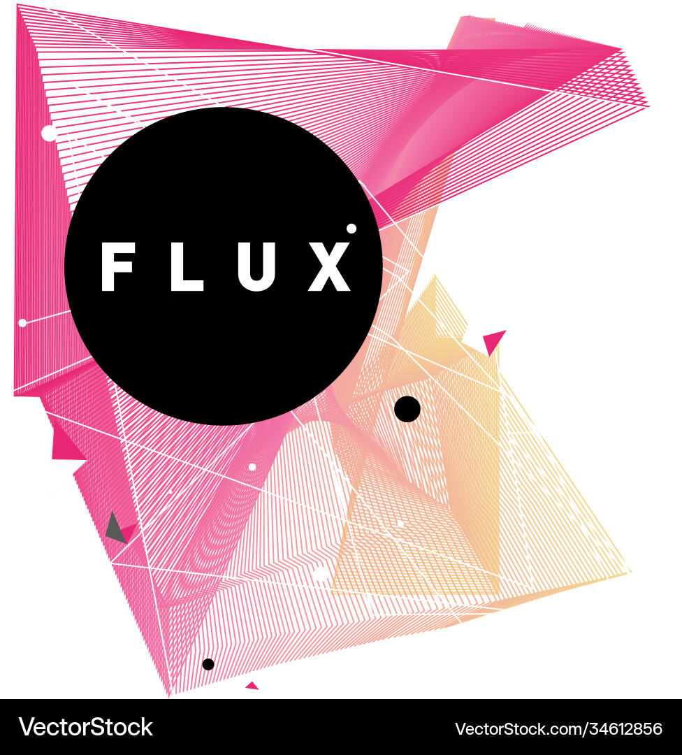 3d colorful wave background dynamic flux effect 3d colorful wave background dynamic flux effect vector image