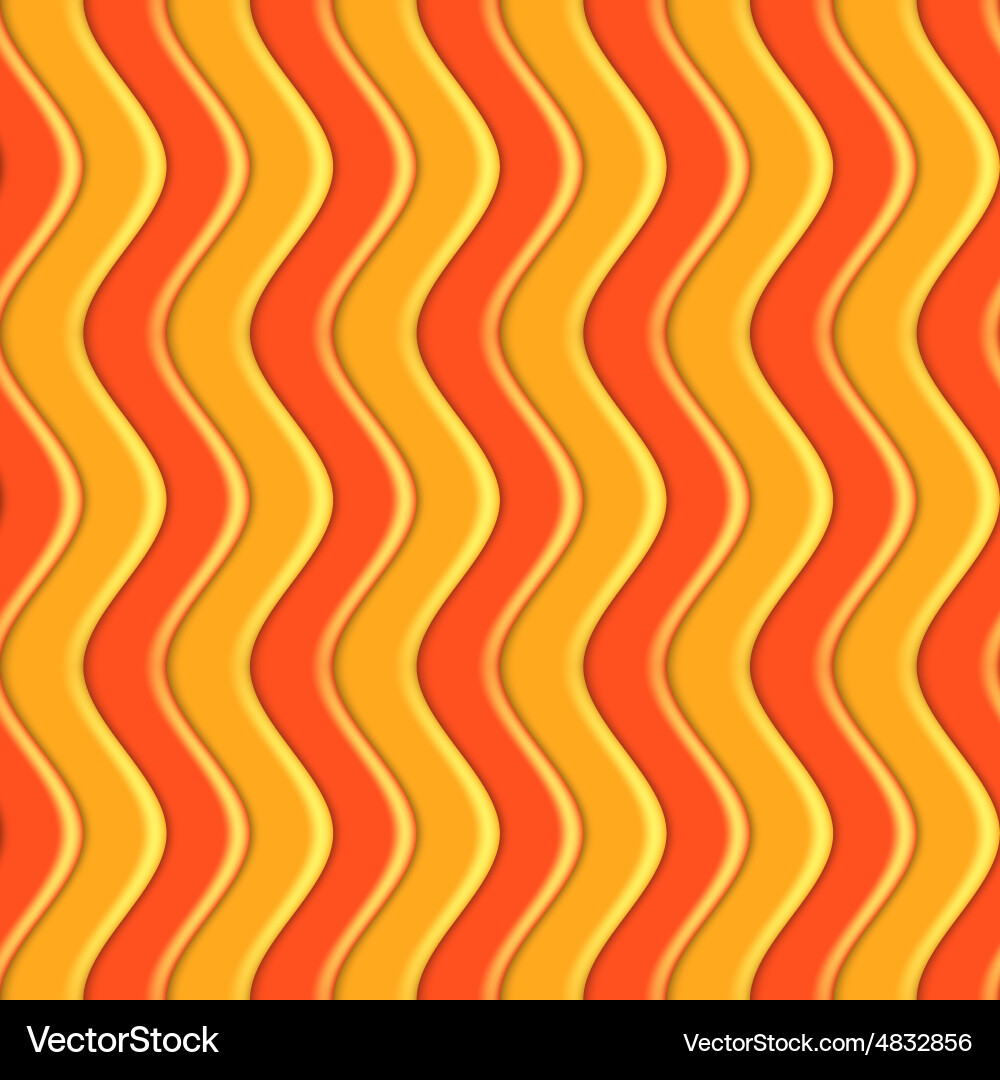 Abstract colorful waves seamless pattern vector image