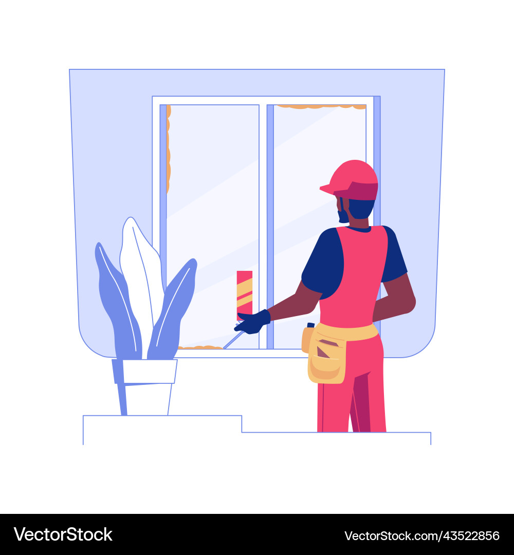 Insulating windows isolated concept Insulating windows isolated concept vector image