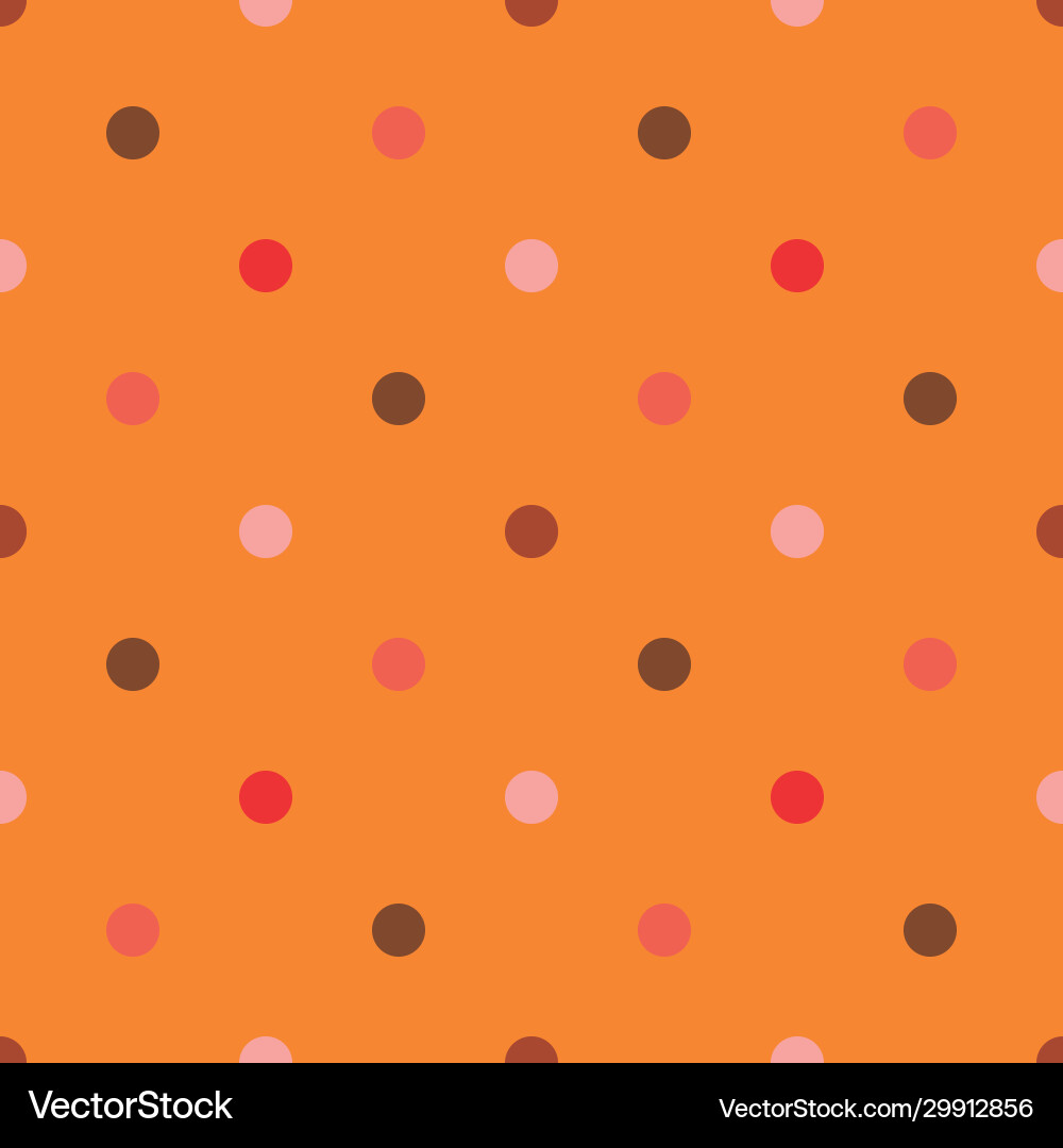 Seamless pattern with dots yellow Seamless pattern with dots yellow Vector Image