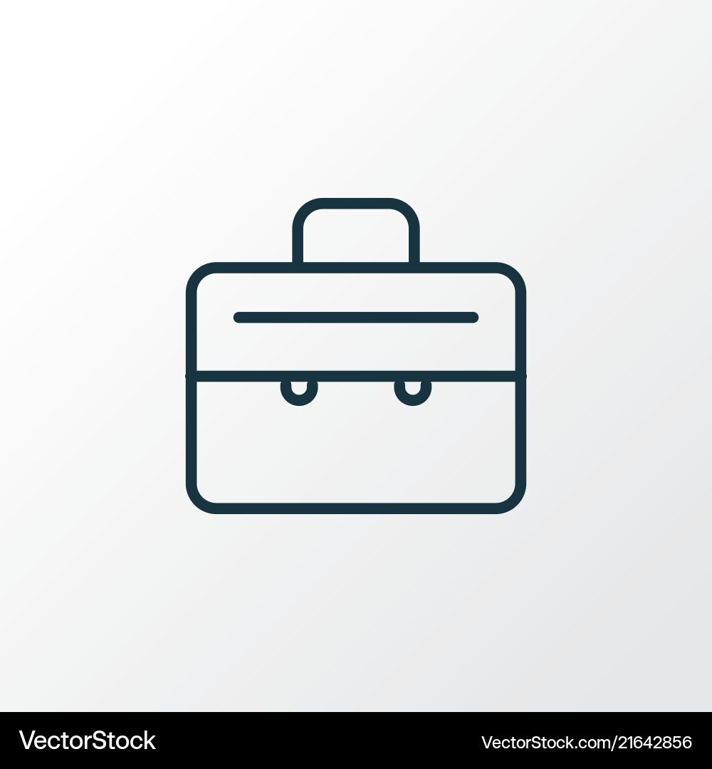 Suitcase icon line symbol premium quality Suitcase icon line symbol premium quality vector image