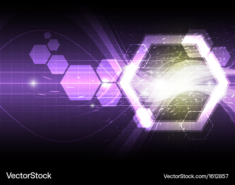 Abstract Polygon Technology Background Vector Image