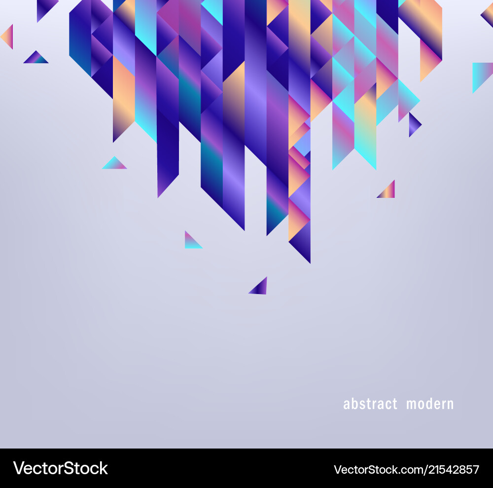 Background with colorful gradient geometric shapes Background with colorful gradient geometric shapes vector image