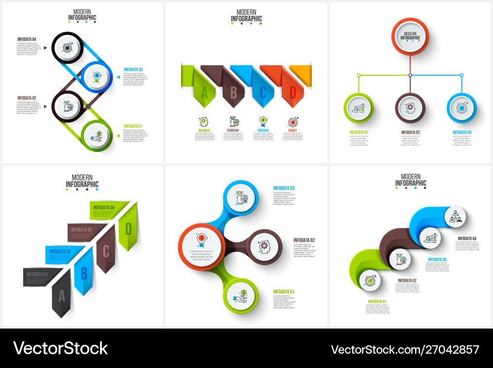 Data Visualization Process Chart vector image