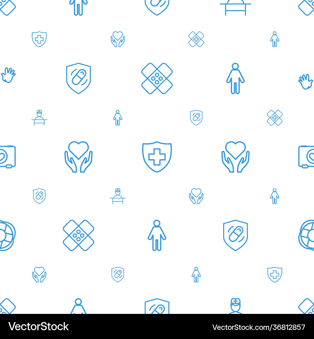 Help icons pattern seamless white background Vector Image