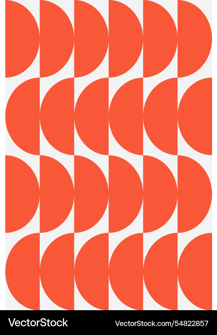 Naive Semicircle Pattern Vector Image