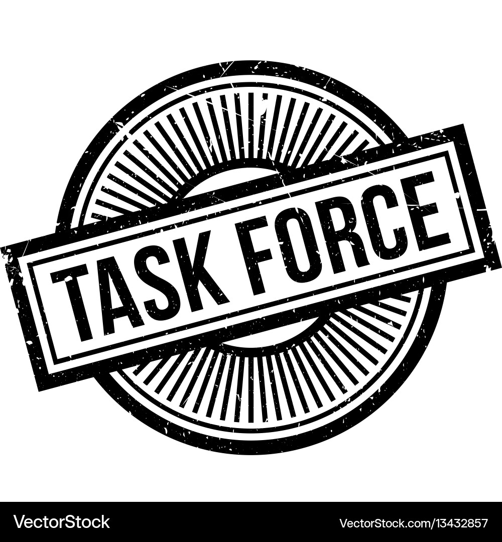 Task Force Stamp - Grunge Style Vector Image