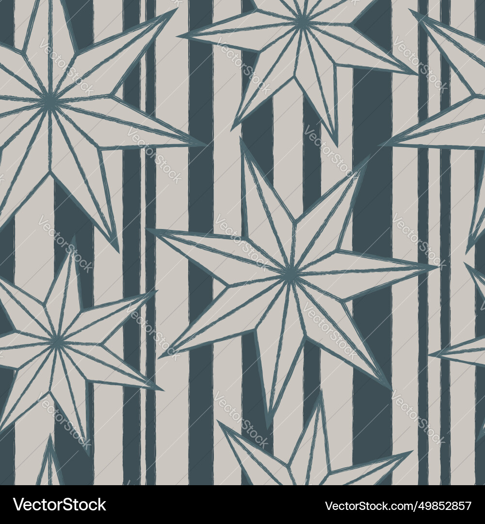 Textured seamless pattern with star shapes Textured seamless pattern with star shapes vector image