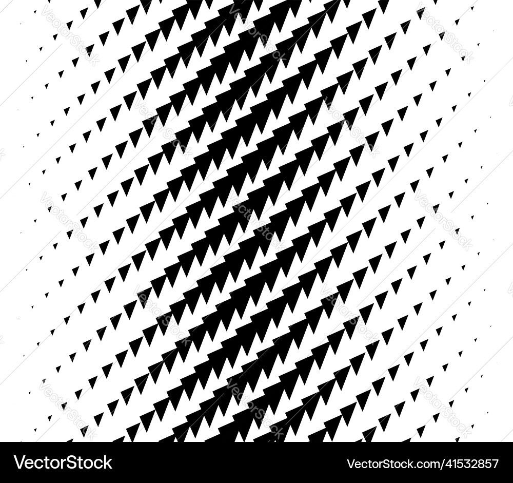 Triangle halftone texture pattern geometric Triangle halftone texture pattern geometric vector image