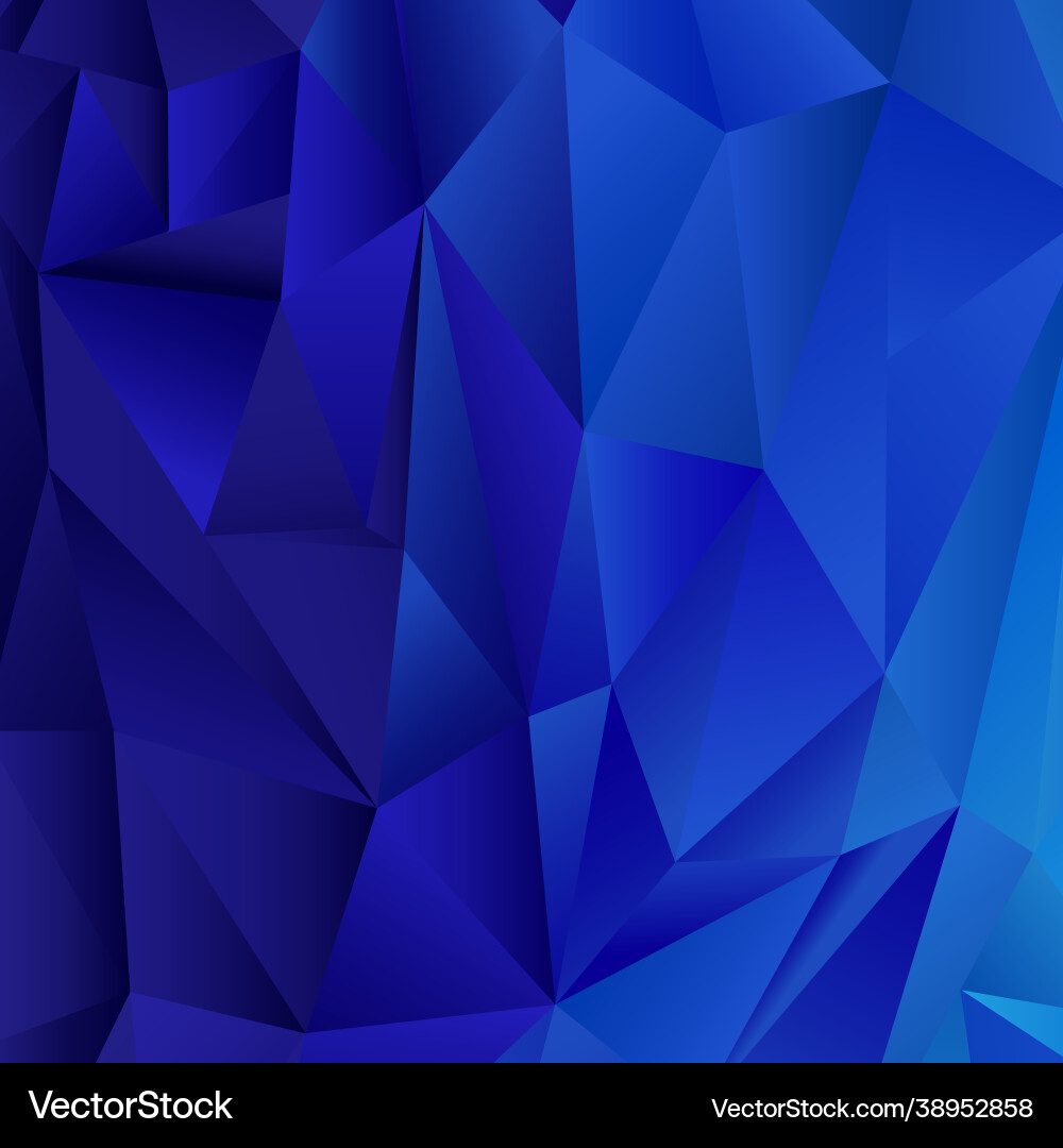 Abstract blue gradient triangles different Abstract blue gradient triangles different vector image