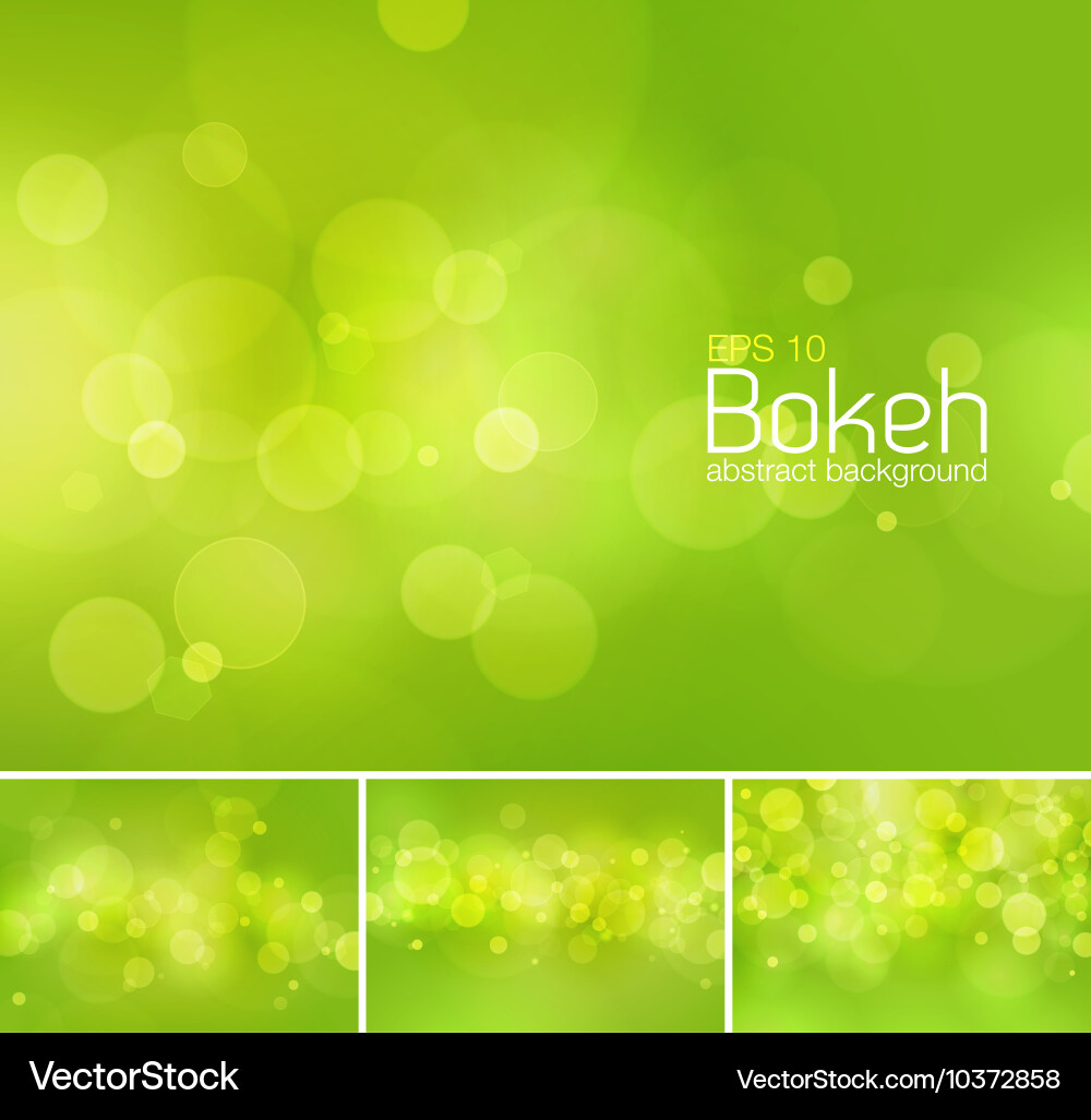 Abstract Bokeh Blur Background vector image