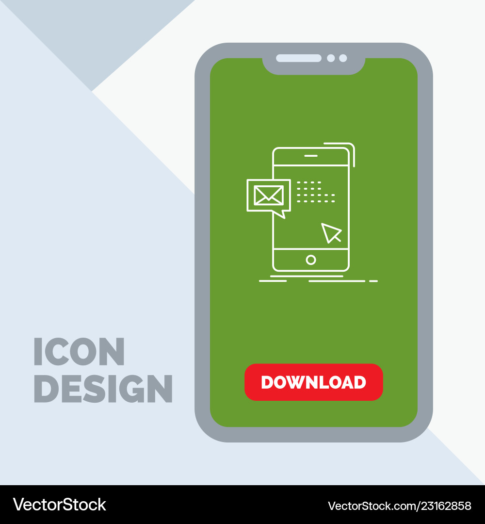 Bulk dialog instant mail message line icon Bulk dialog instant mail message line icon vector image