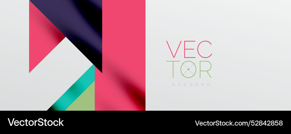Dynamic lines and triangles Vector Image