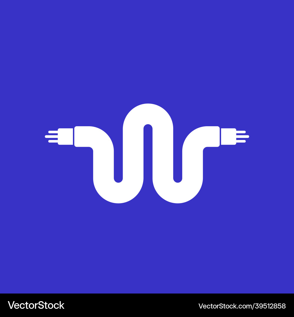 Optic fiber cable solid icon Royalty Free Vector Image