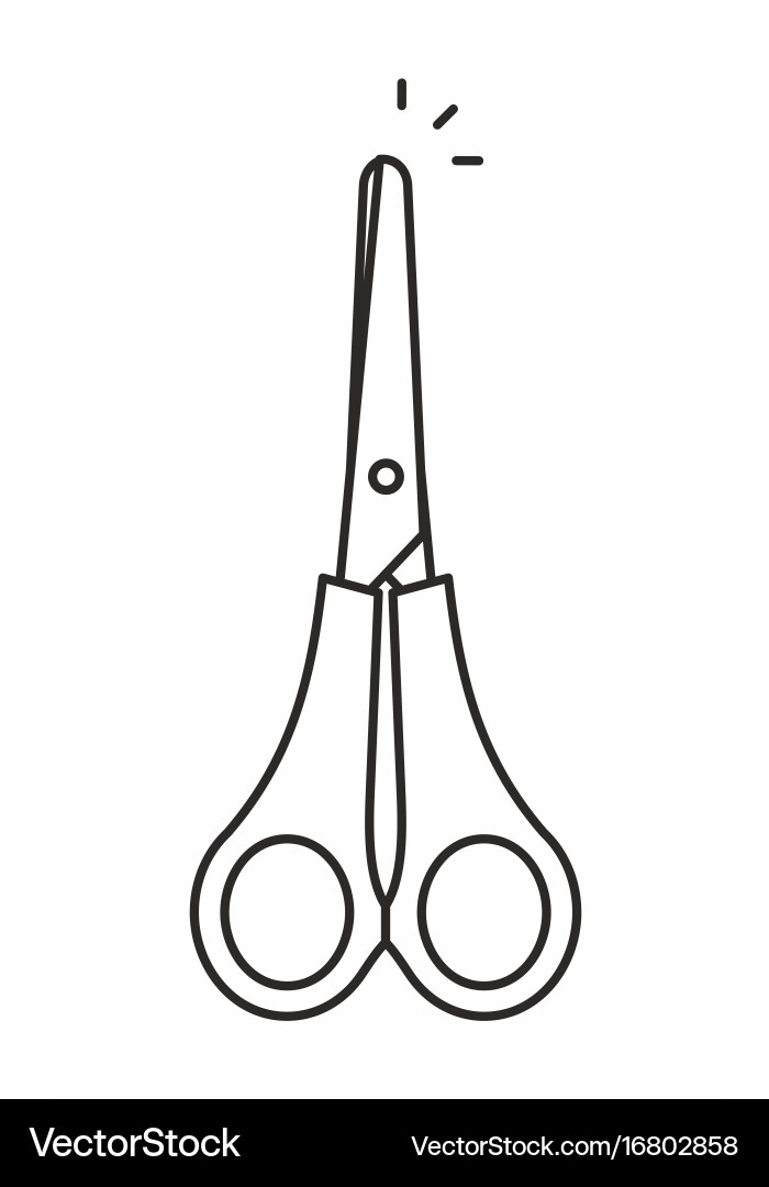 Scissors icon vector image