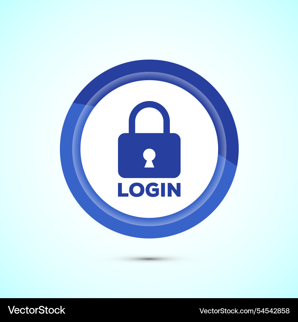 User profile login icon design access Vector Image
