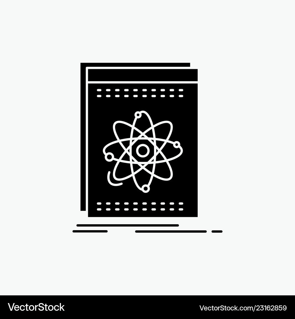 Api Anwendungsentwickler Plattform Wissenschaft Glyph vektorbild