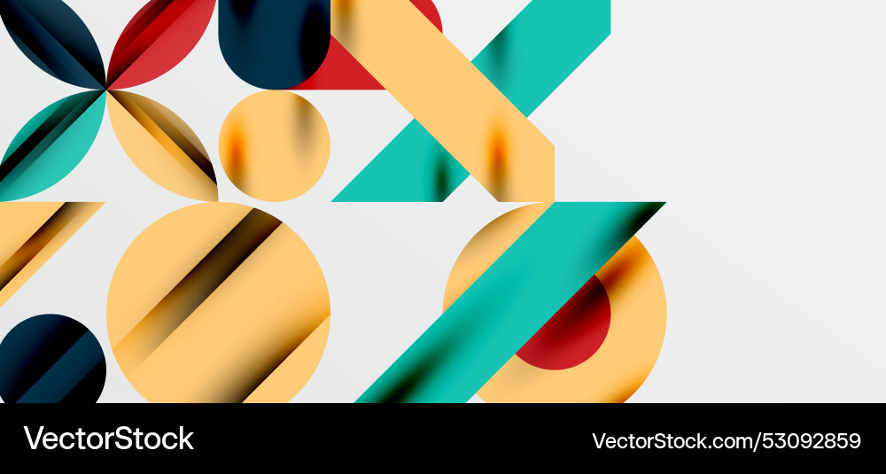 Geometric neo patterns abstract background Vector Image