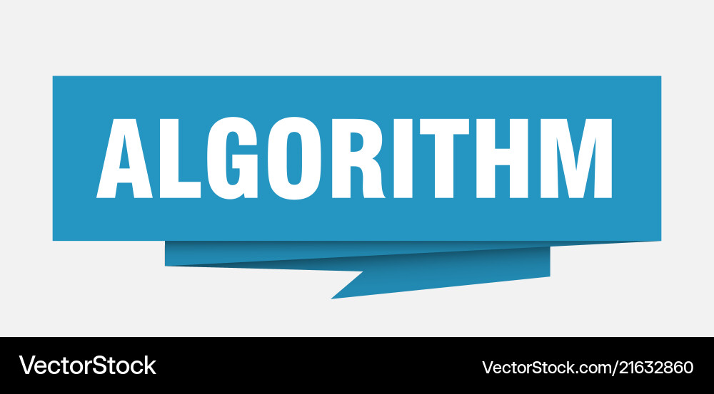 Algorithm vector image
