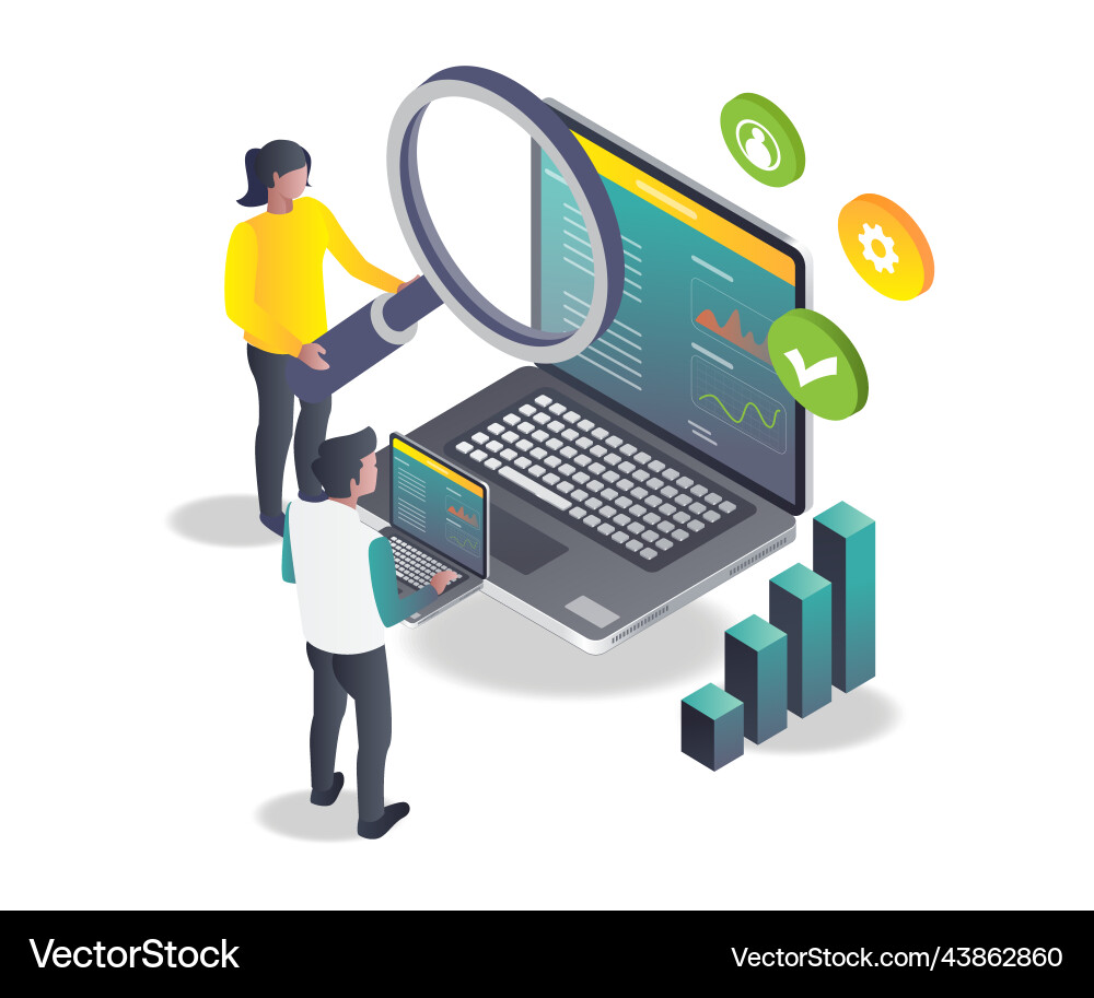 Audit Logging & Monitoring Solutions vector image