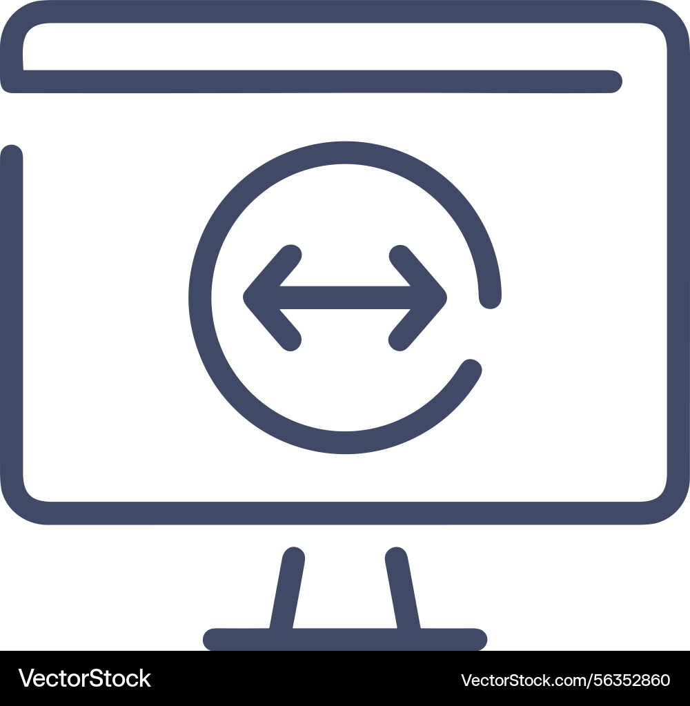 Computer icon symbol image Computer icon symbol image Vector Image