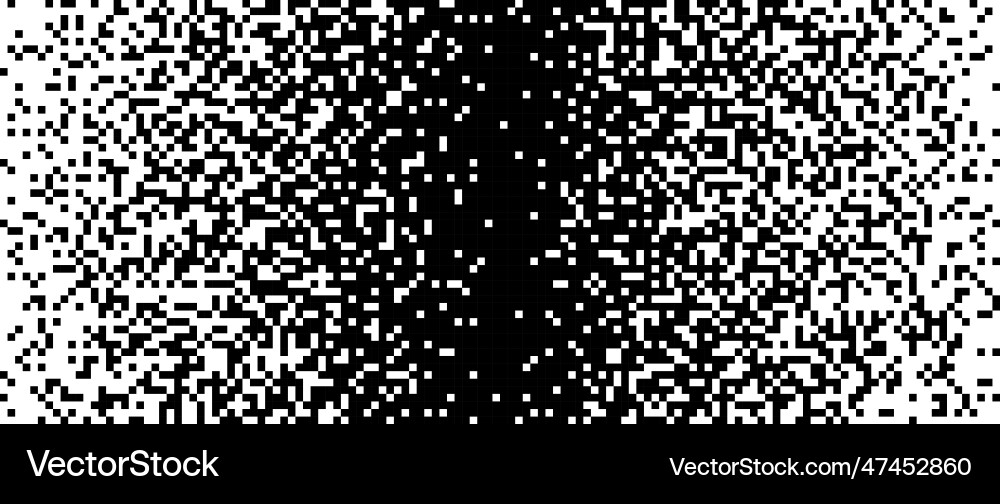 Pixelated halftone gradient texture fading pixel Pixelated halftone gradient texture fading pixel vector image