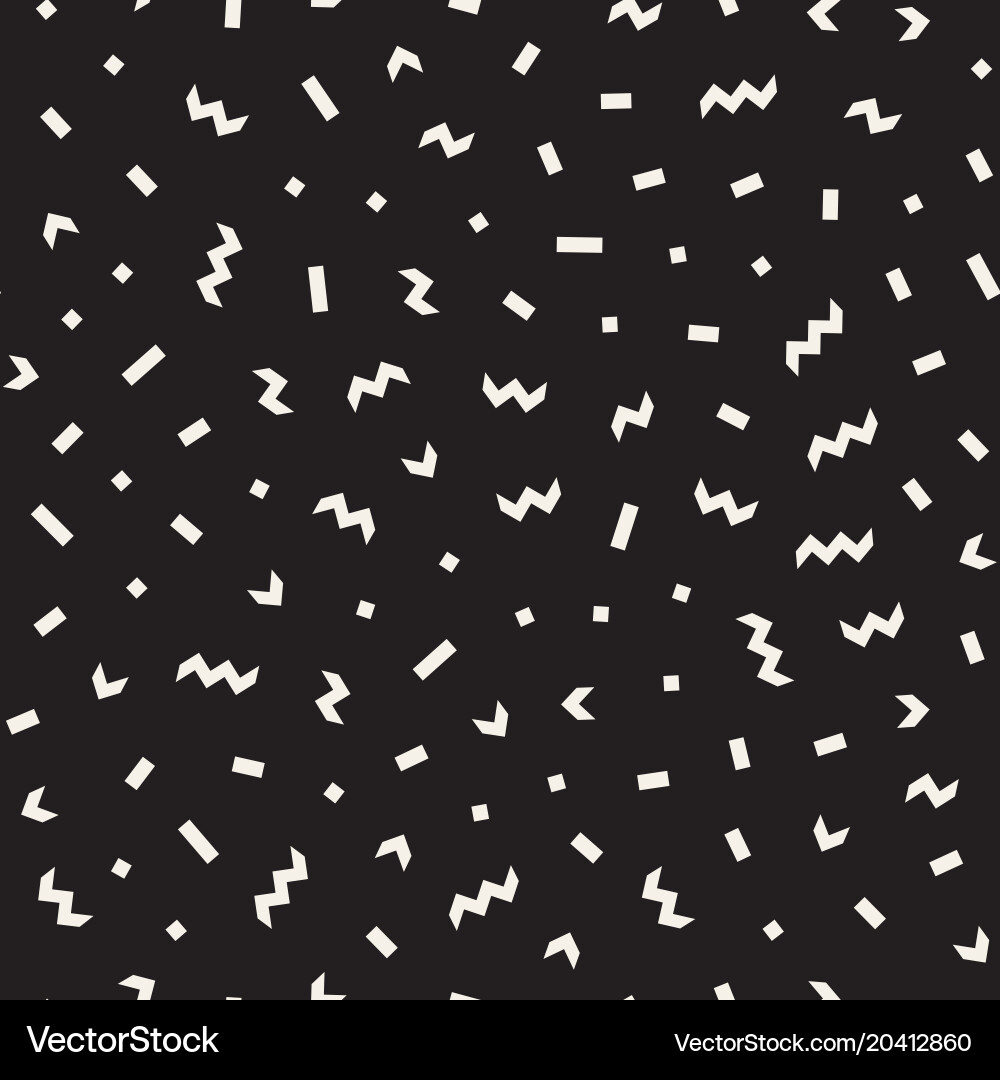 Seamless abstract geometric pattern in retro vector image