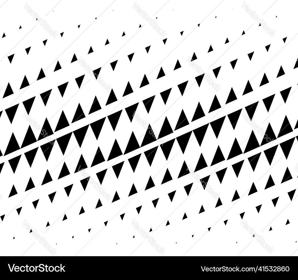 Triangle halftone texture pattern geometric Triangle halftone texture pattern geometric vector image