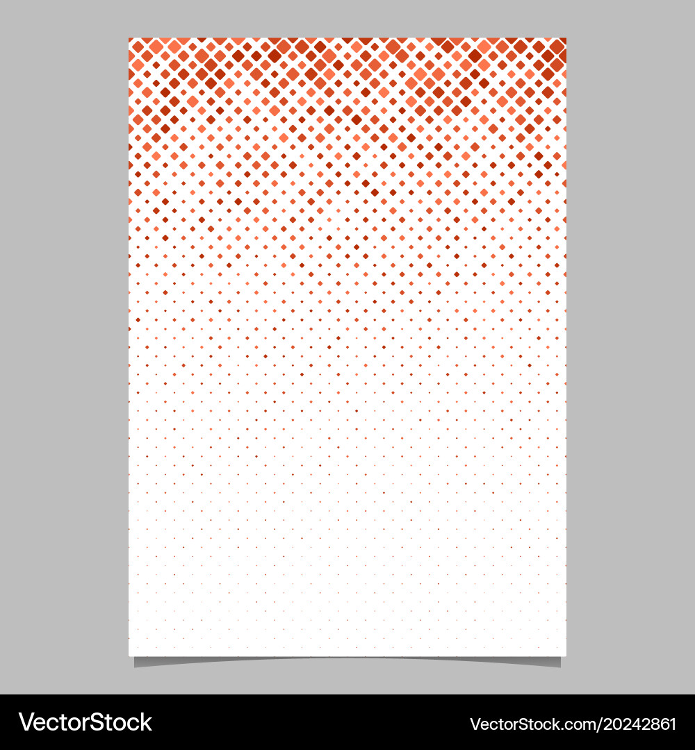 Diagonal square pattern flyer design - tile vector image