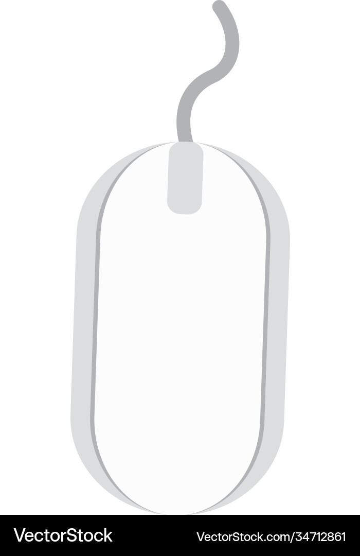 Isolated mouse computer Isolated mouse computer vector image