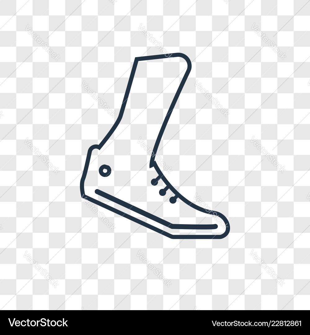 Running concept linear icon isolated Vector Image