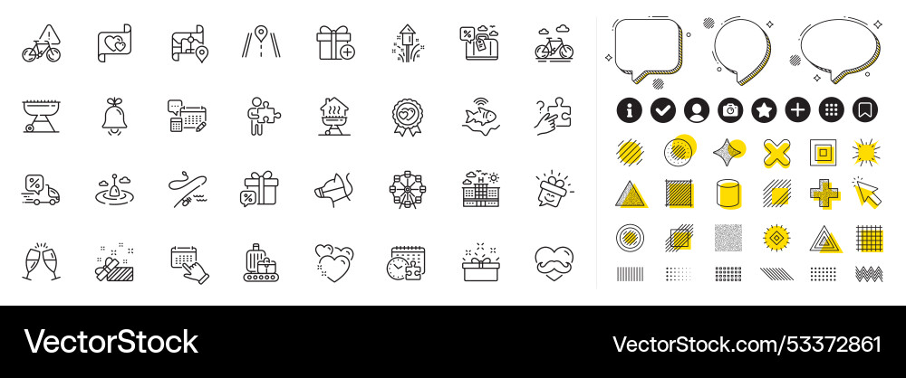 Set of dog leash event click and father day line Set of dog leash event click and father day line vector image