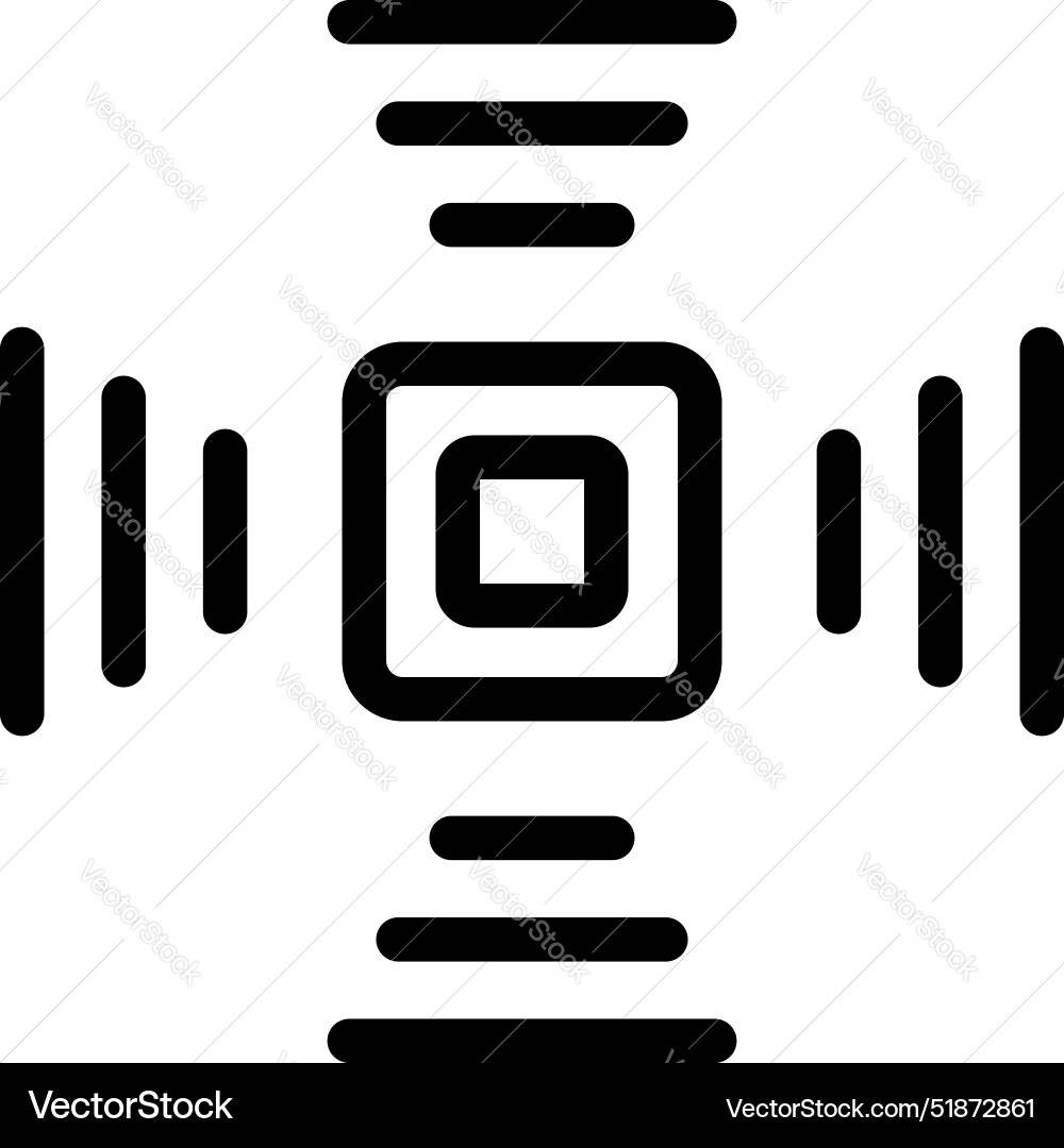 Square transforming into vertical and horizontal Square transforming into vertical and horizontal vector image