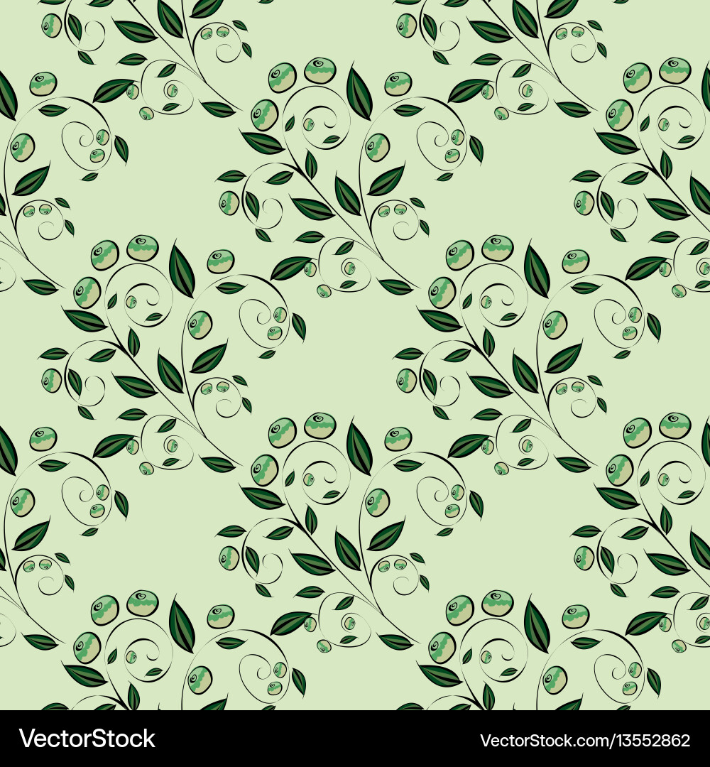 Abstract berries seamless pattern Vector Image