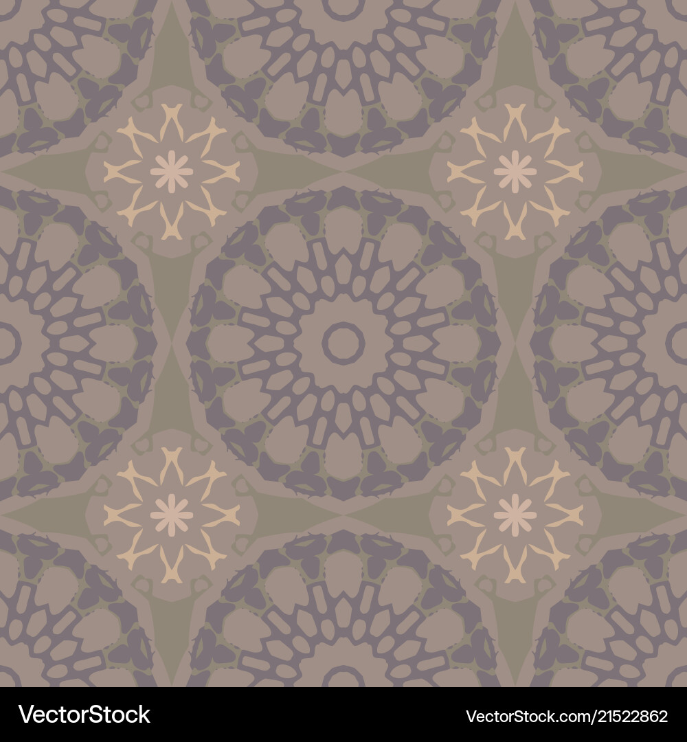 Biomorphic circular large scale seamless pattern Vector Image
