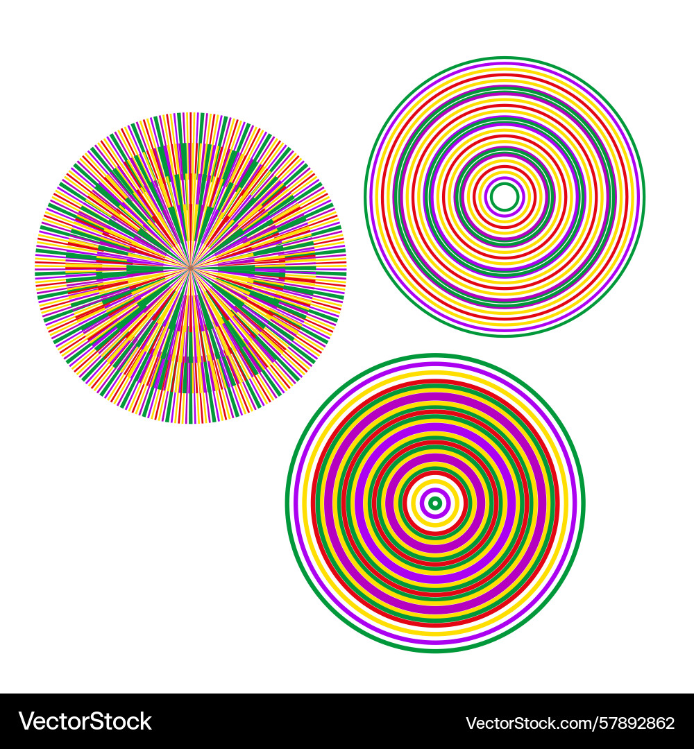 Concentric circle pattern abstract geometric Concentric circle pattern abstract geometric Vector Image